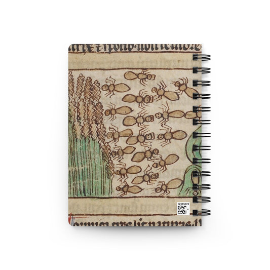 Ant War Manifesto Thought Journal — Spiral-Bound Illustrated Notebook