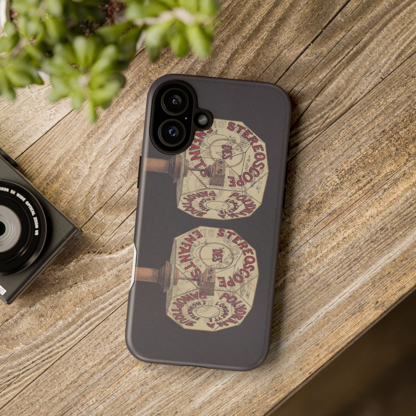 Vintage Stereoscope Phone Case - Retro Photography iPhone Cover