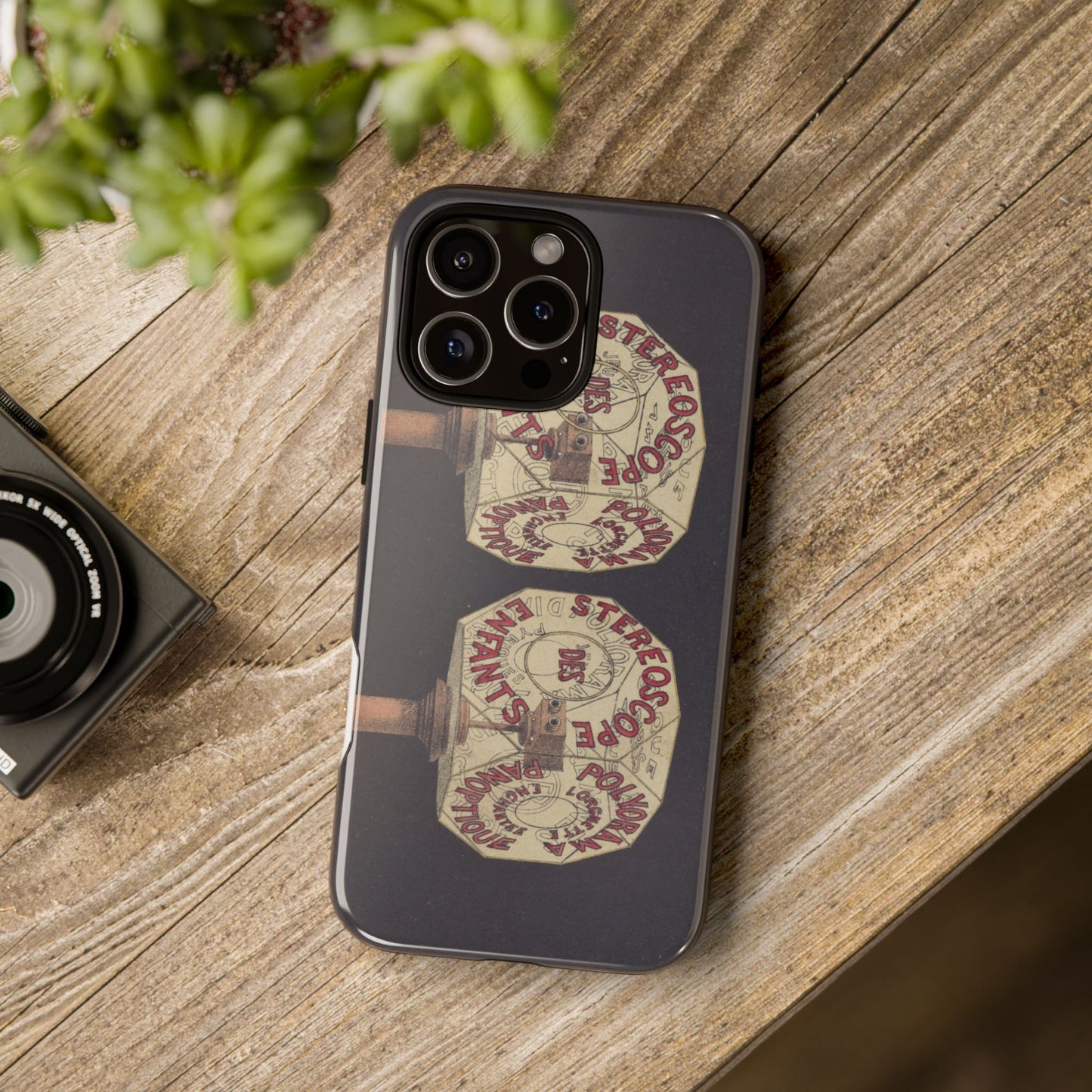 Vintage Stereoscope Phone Case - Retro Photography iPhone Cover