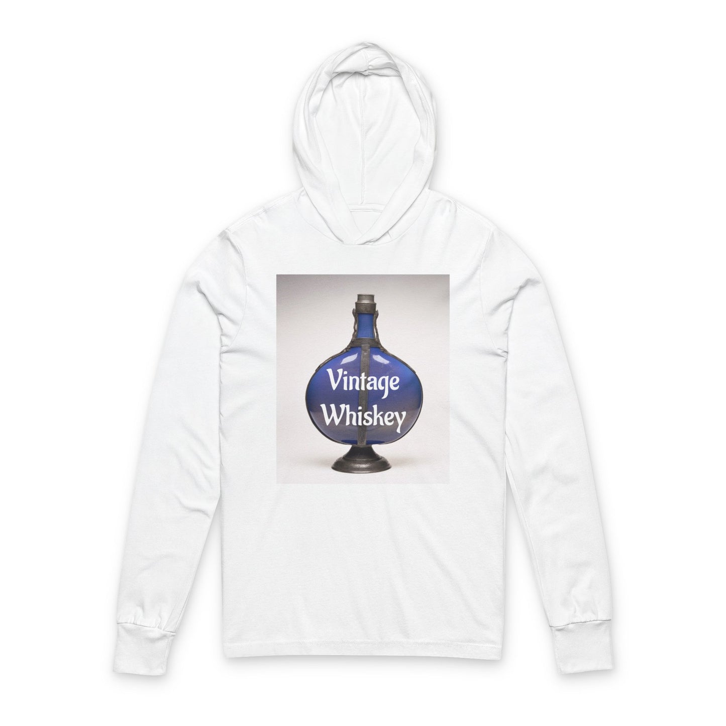 Vintage Whiskey Flask Hoodie — Funny Alcohol Humor Hooded Tee
