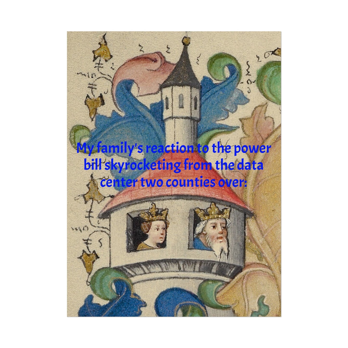 Anti Data Center Poster — Indoor Wall Art