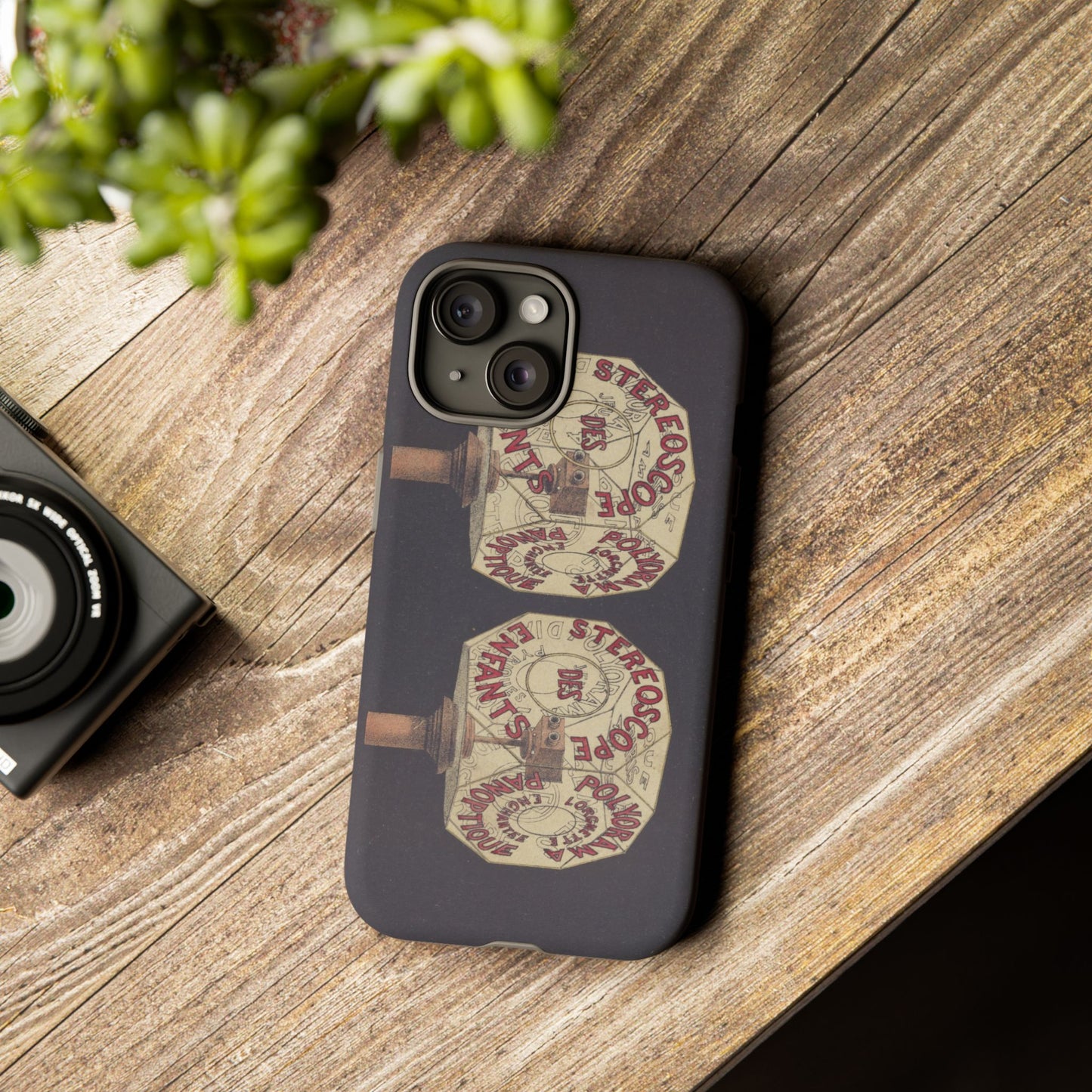 Vintage Stereoscope Phone Case - Retro Photography iPhone Cover