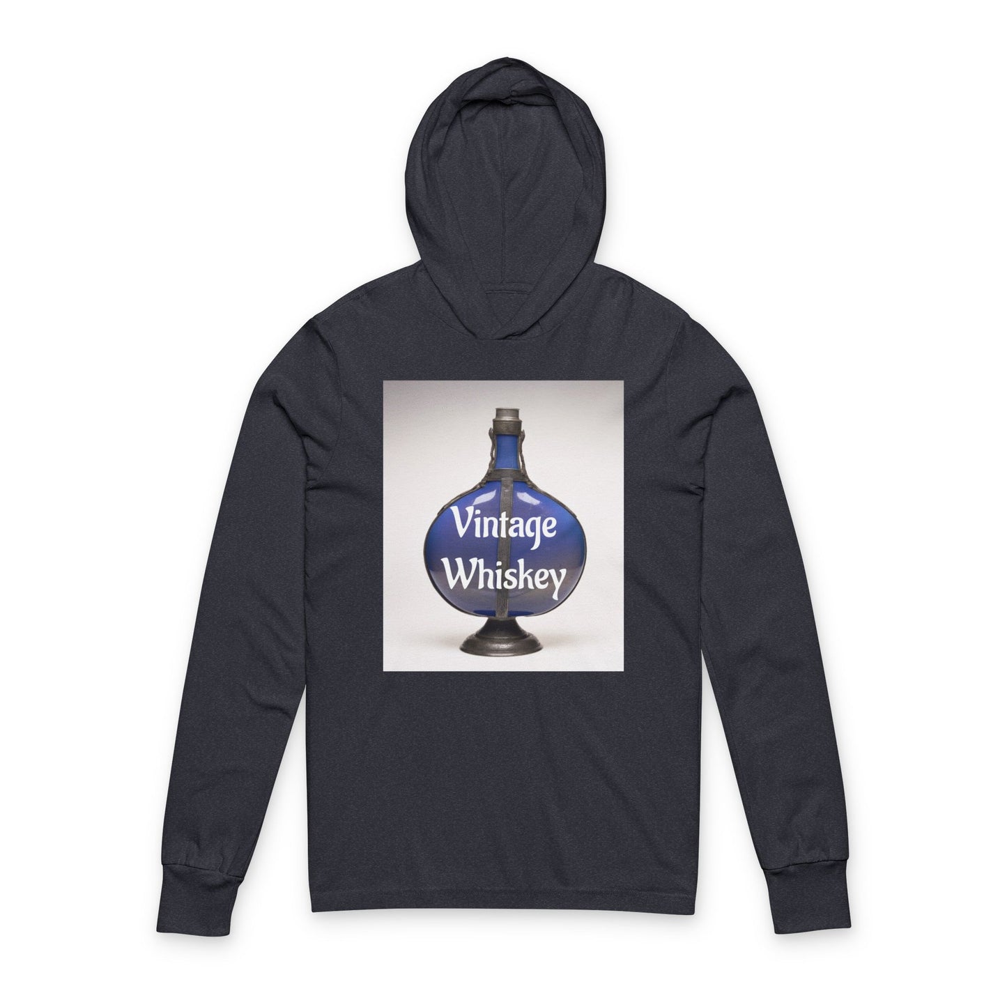 Vintage Whiskey Flask Hoodie — Funny Alcohol Humor Hooded Tee