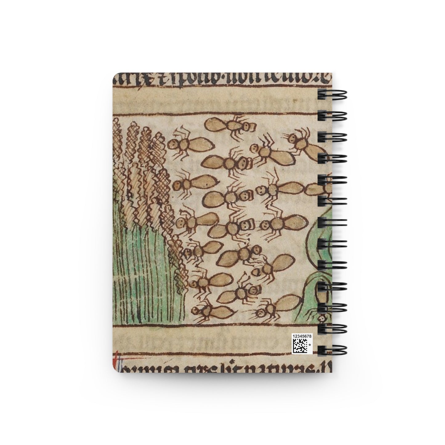 Ant War Manifesto Thought Journal — Spiral-Bound Illustrated Notebook