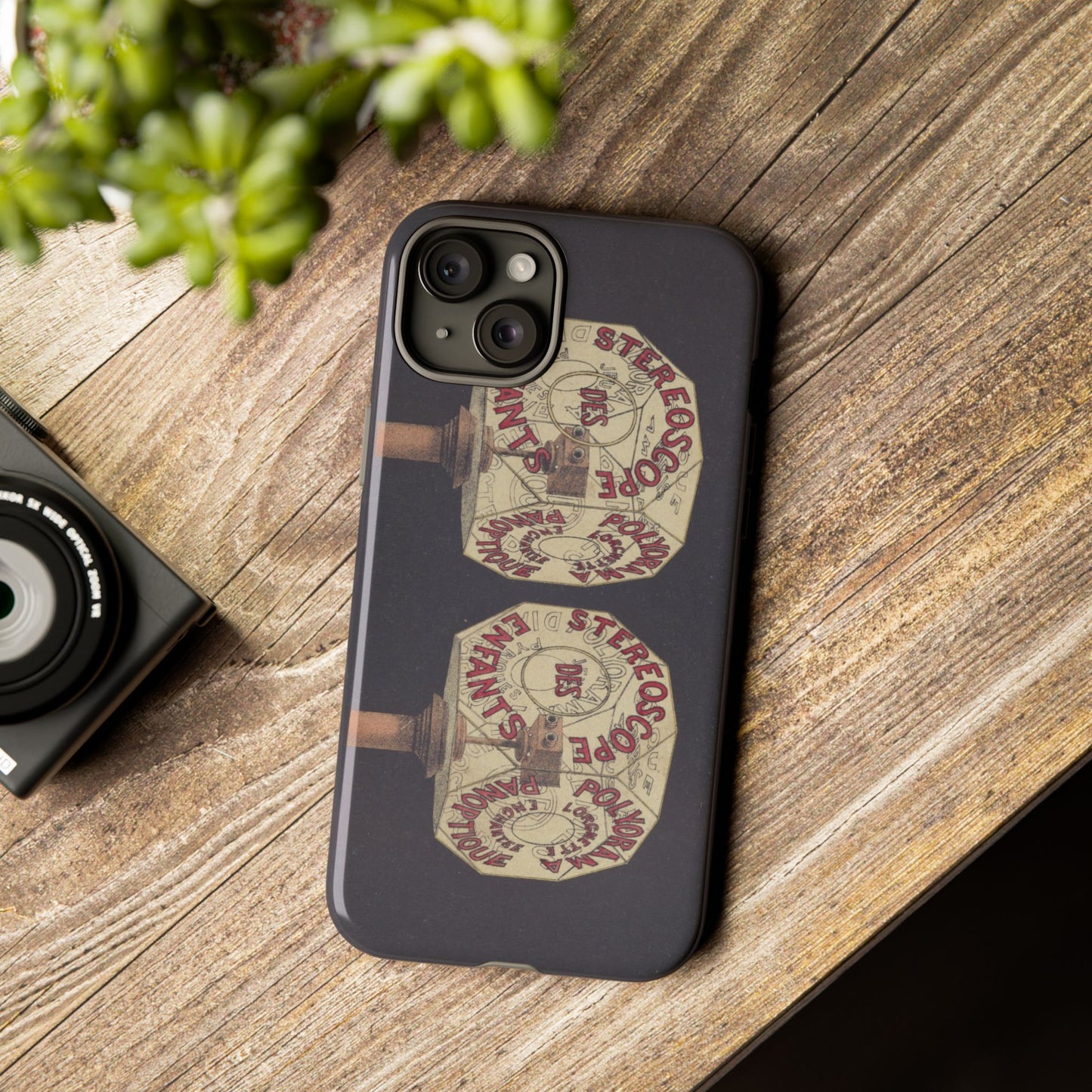 Vintage Stereoscope Phone Case - Retro Photography iPhone Cover