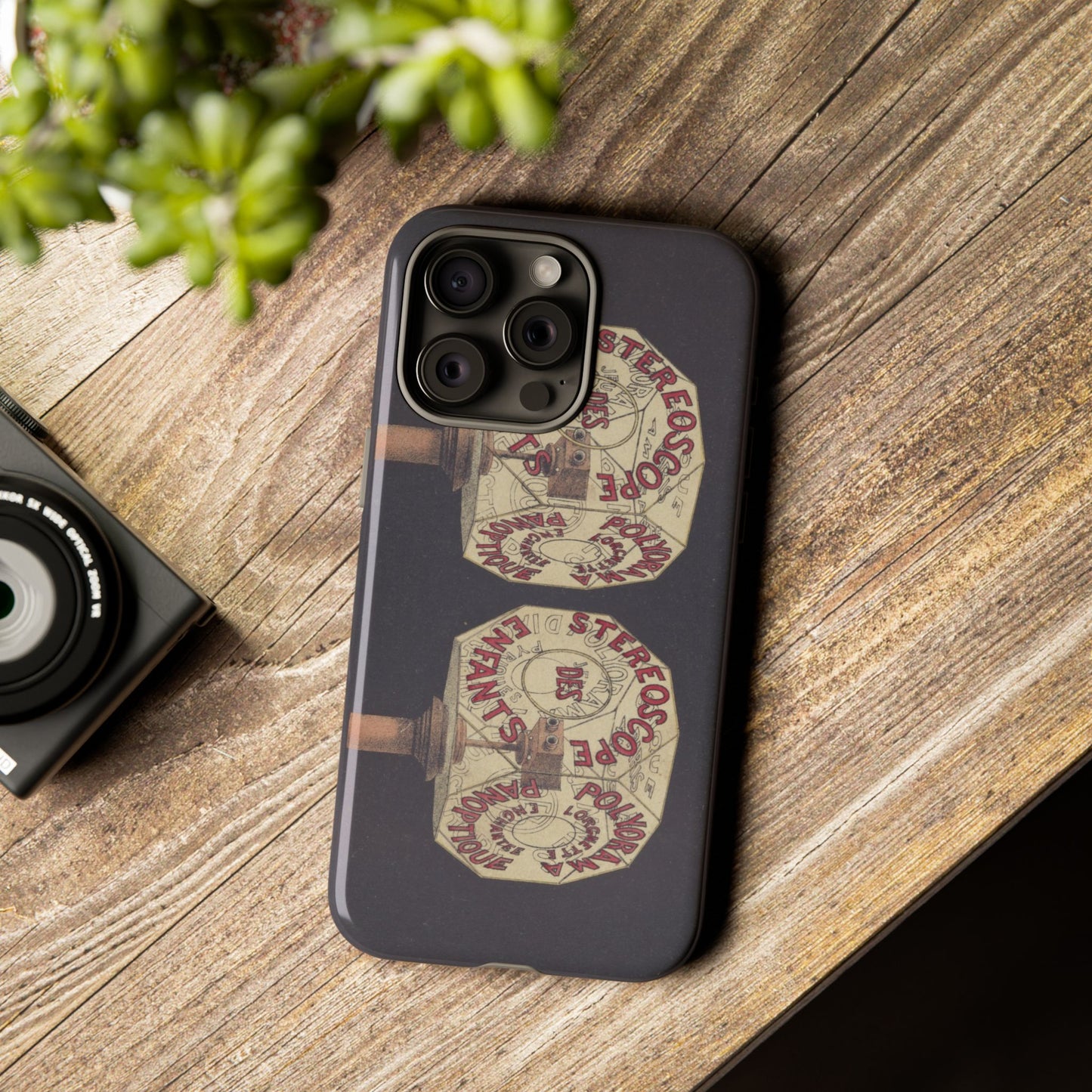 Vintage Stereoscope Phone Case - Retro Photography iPhone Cover