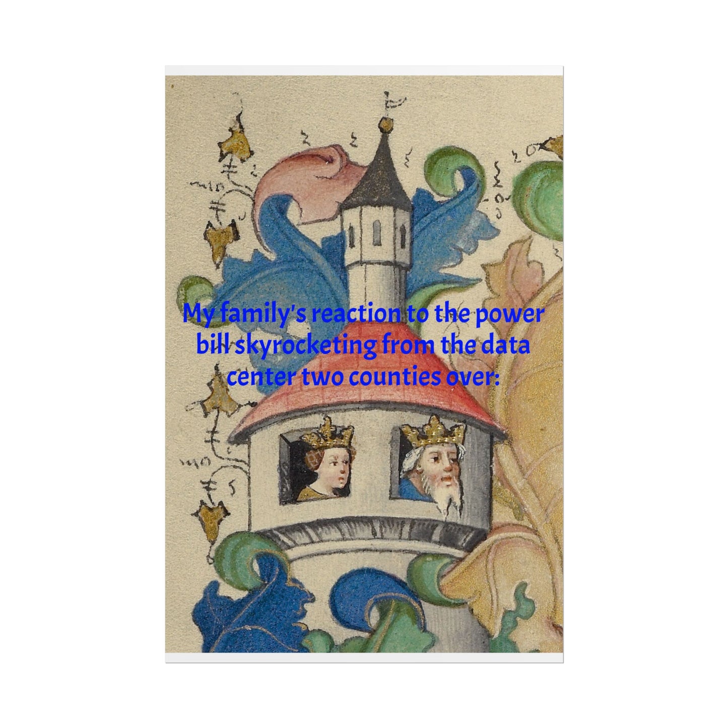 Anti Data Center Poster — Indoor Wall Art