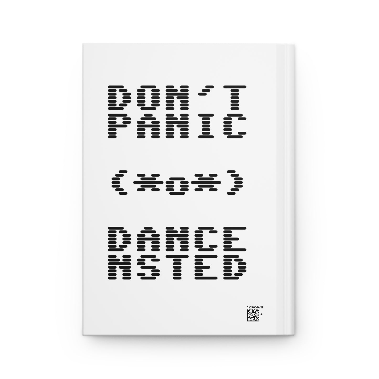 Hardcover Journal — “Analog Guide to Keeping Your Sanity” / Don’t Panic Dance-Inspired Notebook