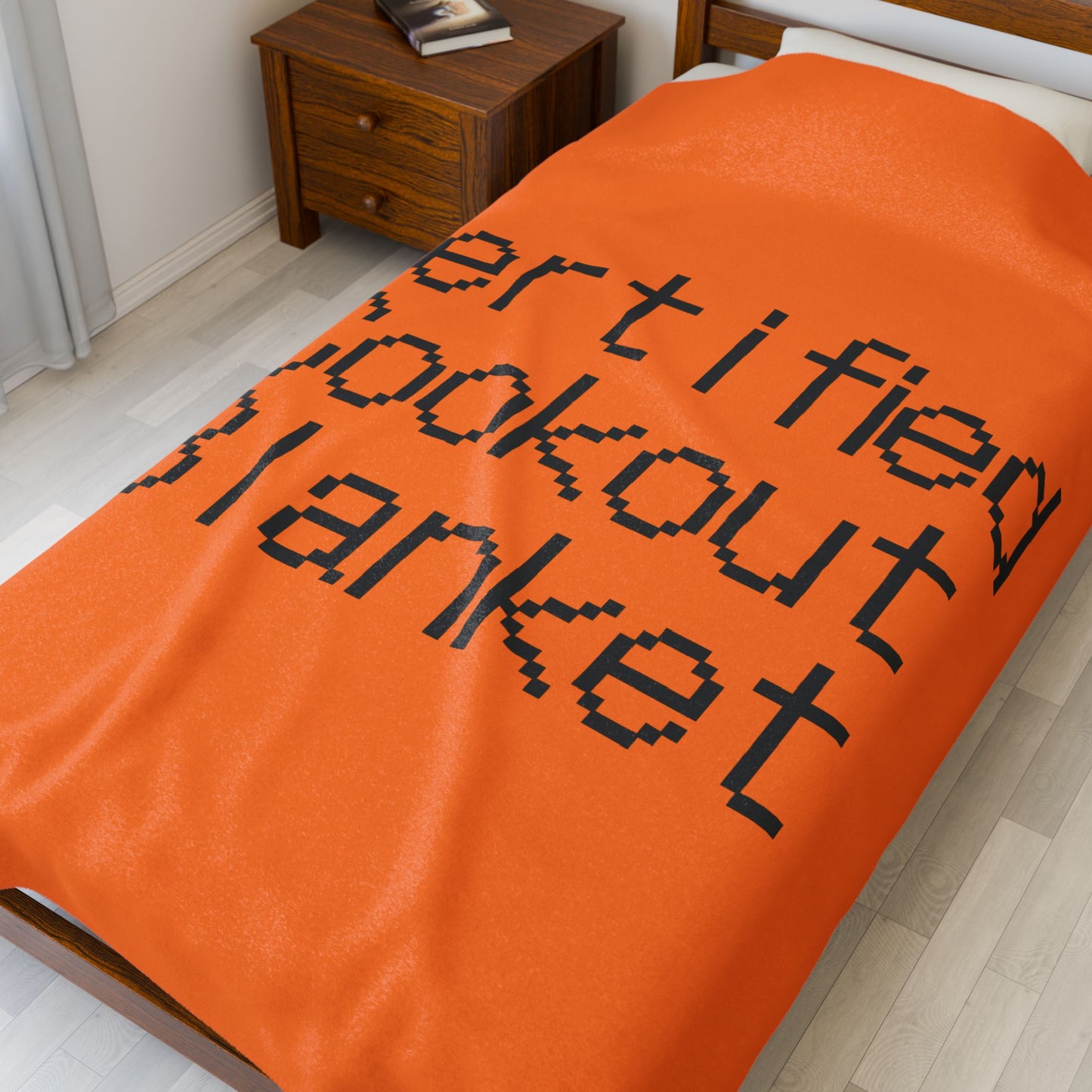 Certified Cookout Velveteen Plush Blanket — Soft Outdoor & Indoor Picnic Throw