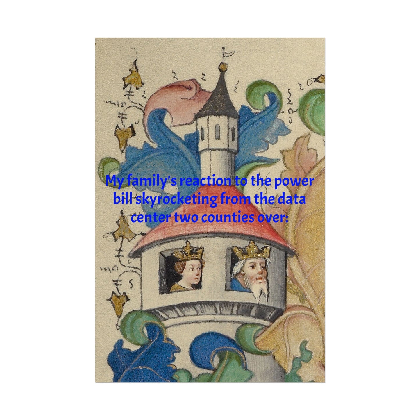 Anti Data Center Poster — Indoor Wall Art