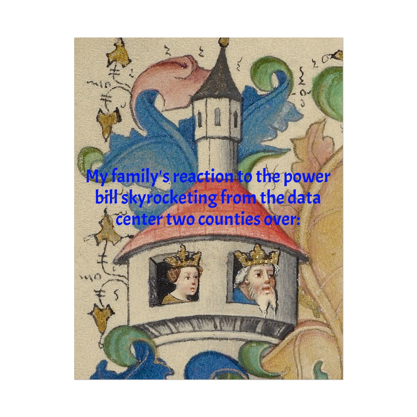 Anti Data Center Poster — Indoor Wall Art