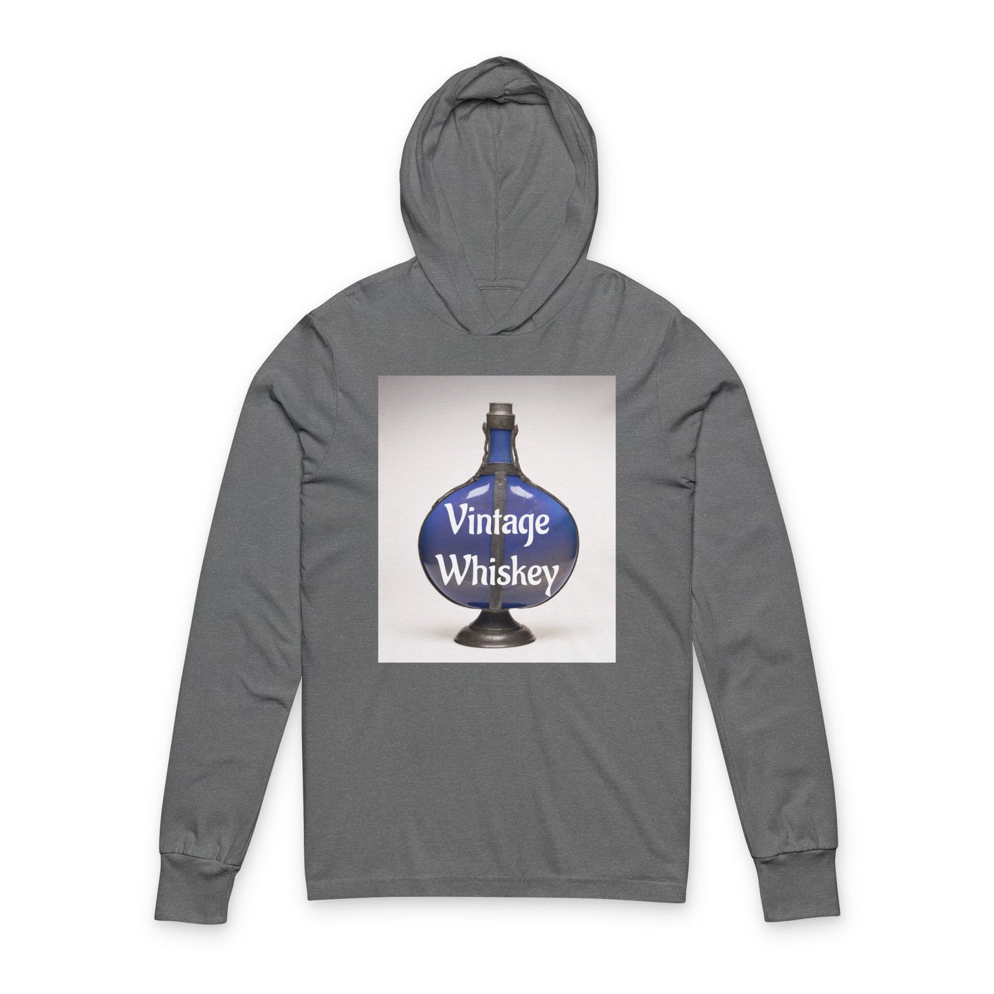 Vintage Whiskey Flask Hoodie — Funny Alcohol Humor Hooded Tee