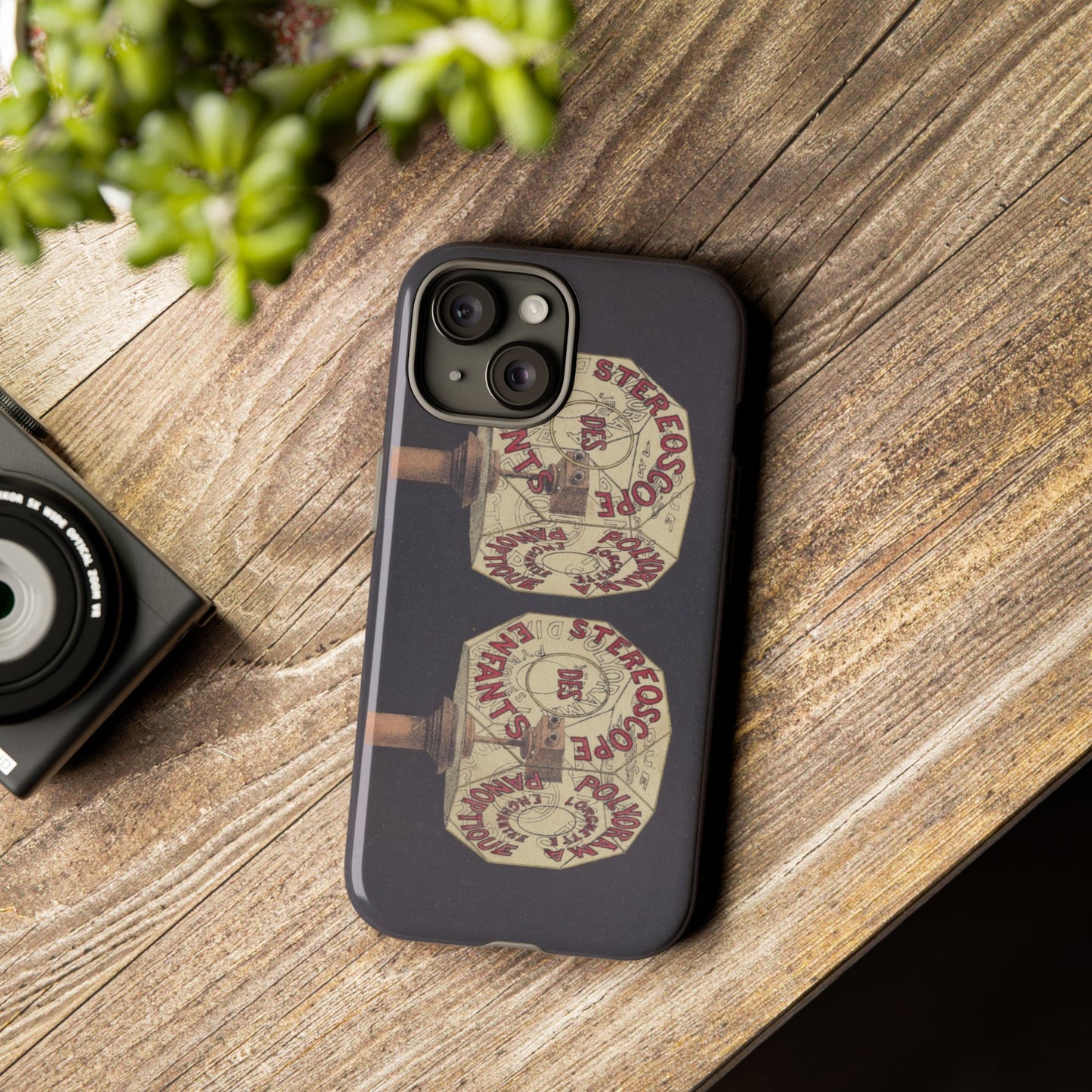 Vintage Stereoscope Phone Case - Retro Photography iPhone Cover
