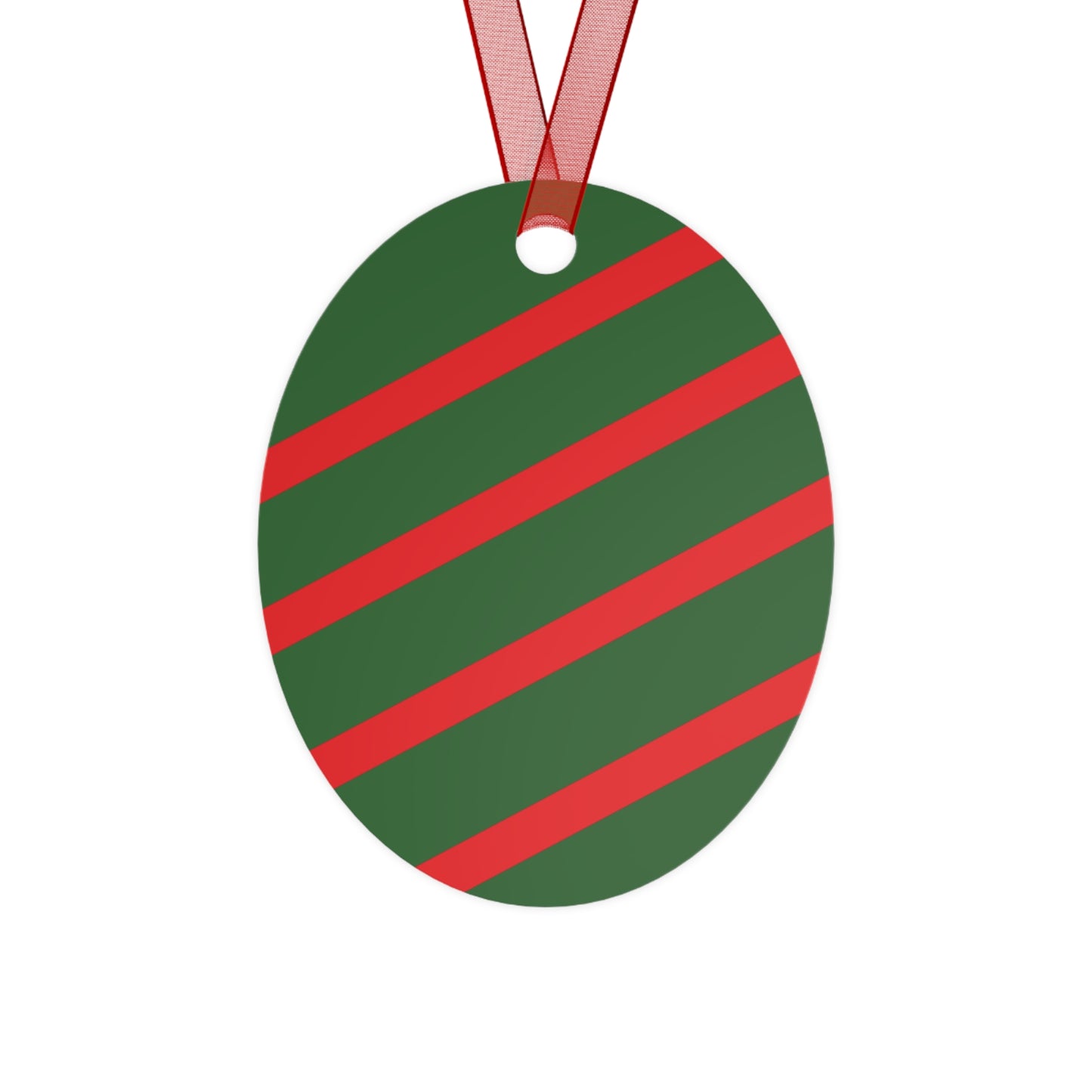 Christmas Metal Ornaments — Silver Bell, Tree & Chocolate Coin Set